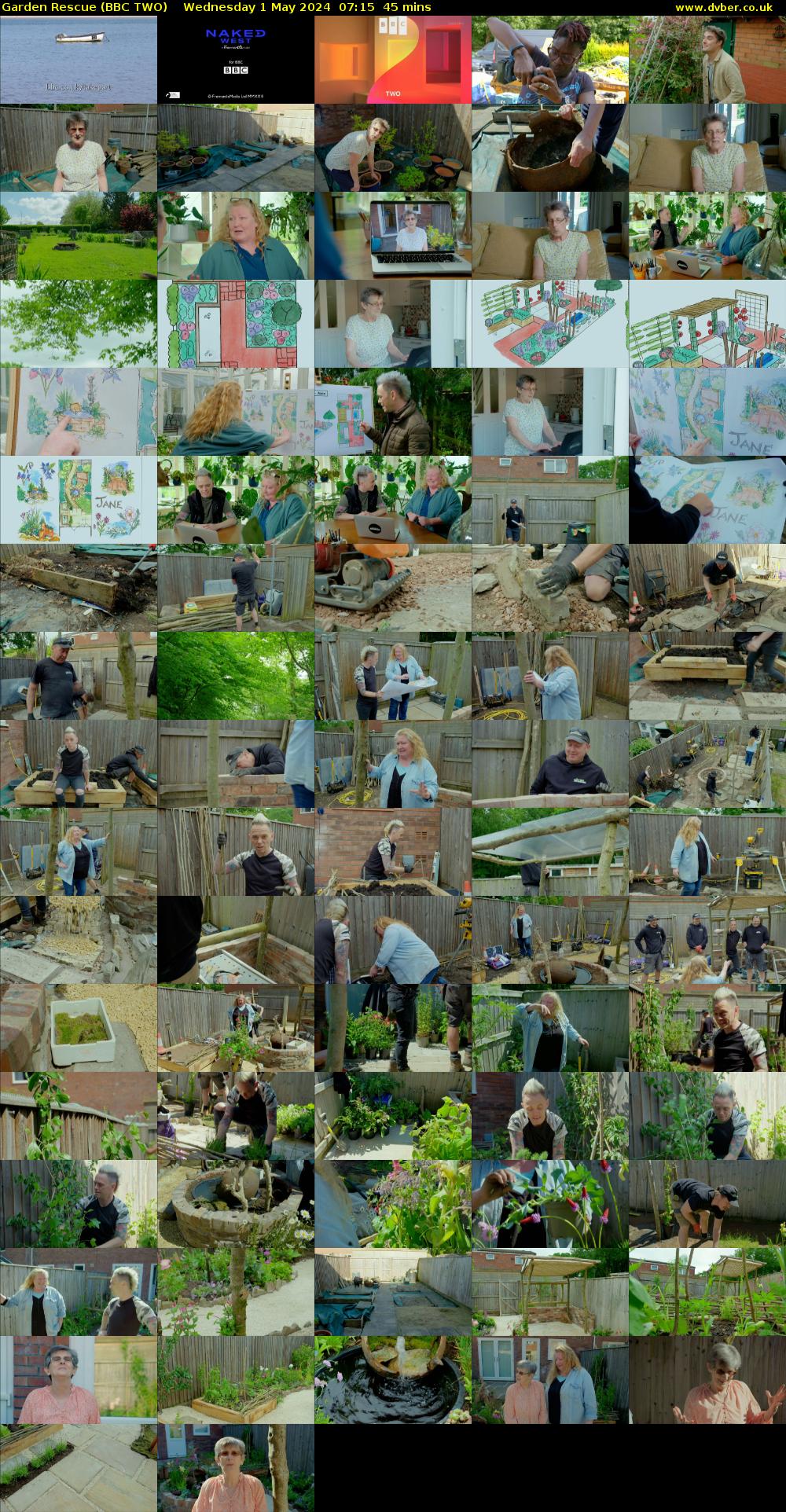 Garden Rescue (BBC TWO) Wednesday 1 May 2024 07:15 - 08:00