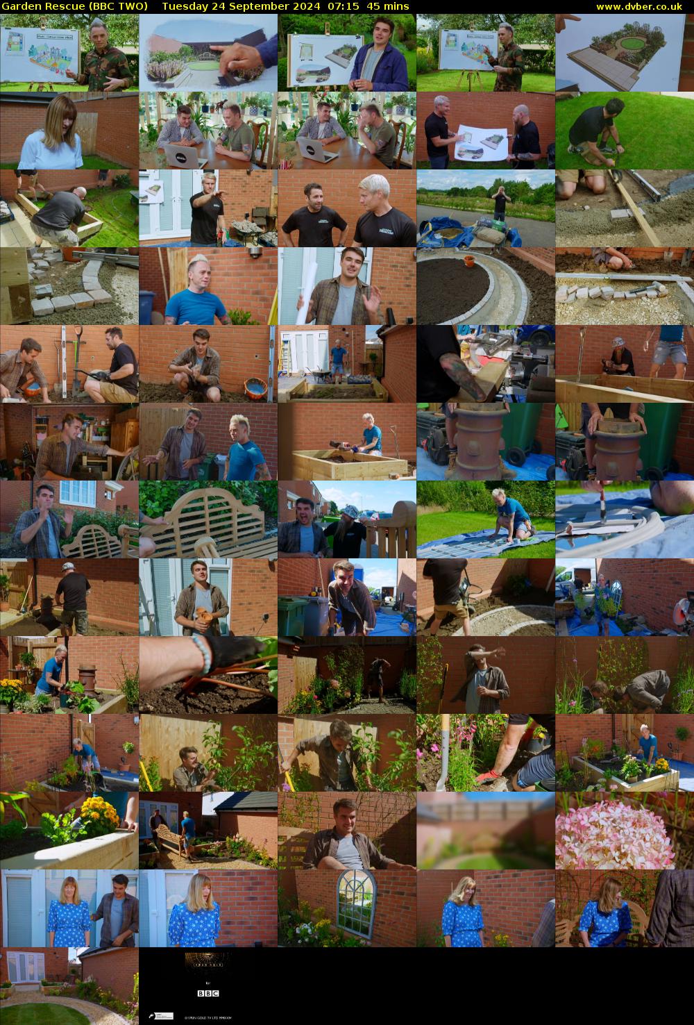 Garden Rescue (BBC TWO) Tuesday 24 September 2024 07:15 - 08:00