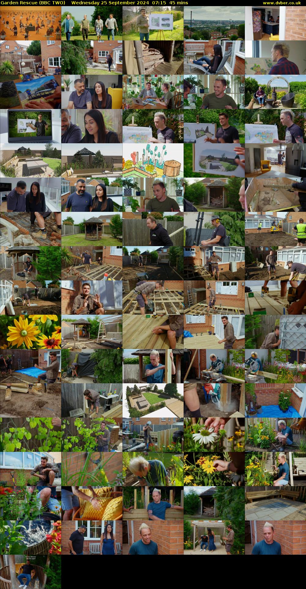 Garden Rescue (BBC TWO) Wednesday 25 September 2024 07:15 - 08:00
