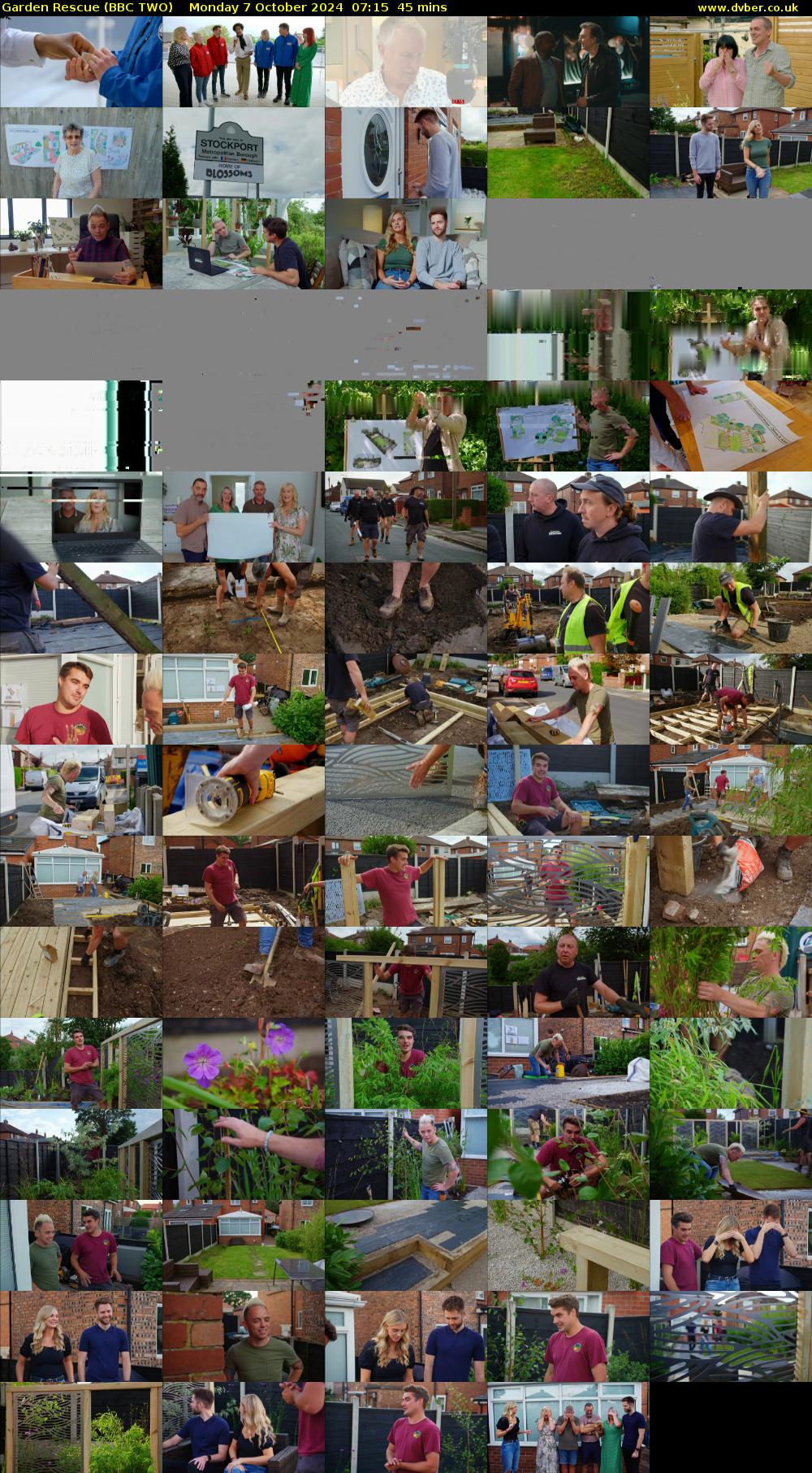 Garden Rescue (BBC TWO) Monday 7 October 2024 07:15 - 08:00
