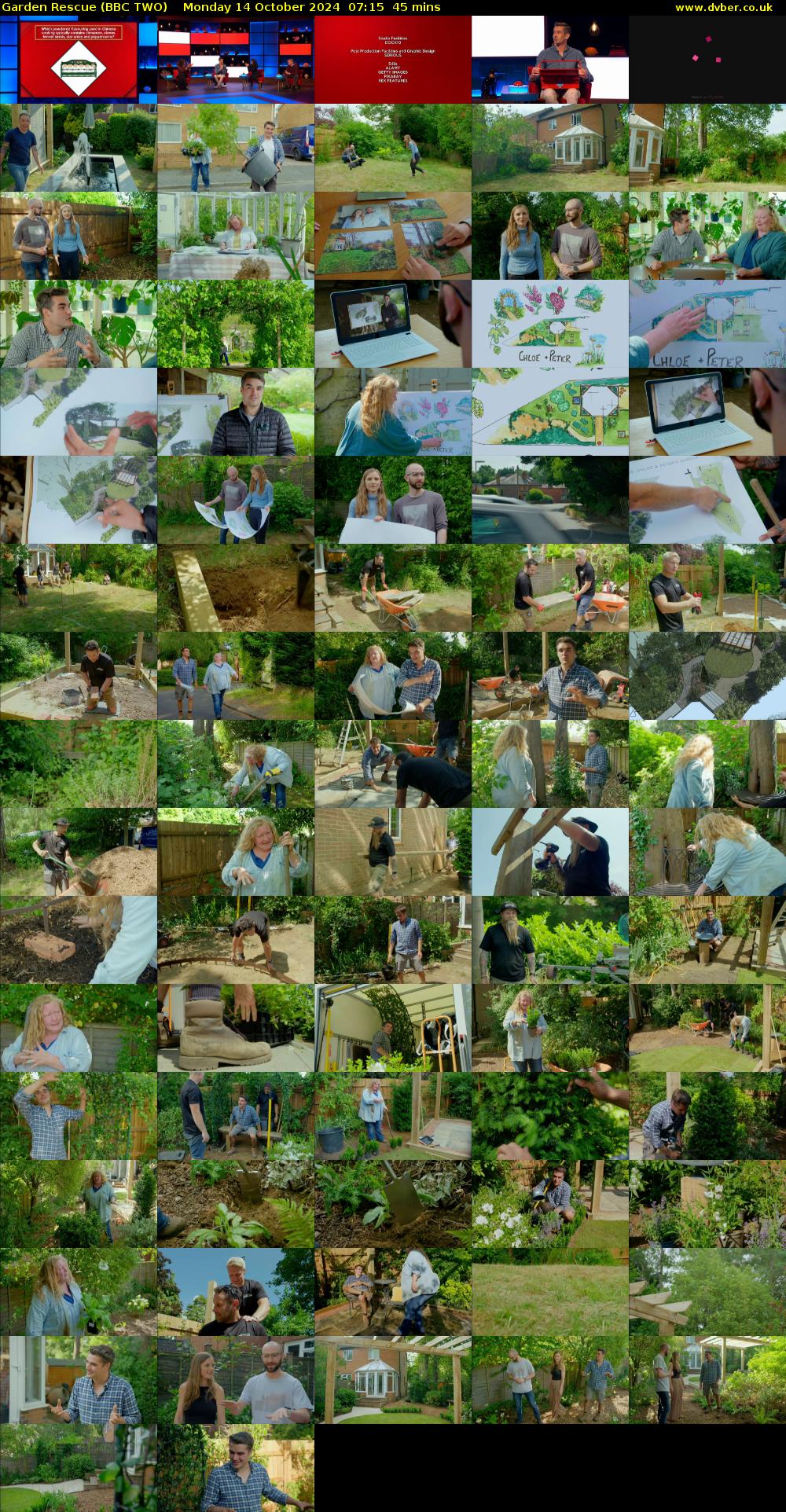 Garden Rescue (BBC TWO) Monday 14 October 2024 07:15 - 08:00