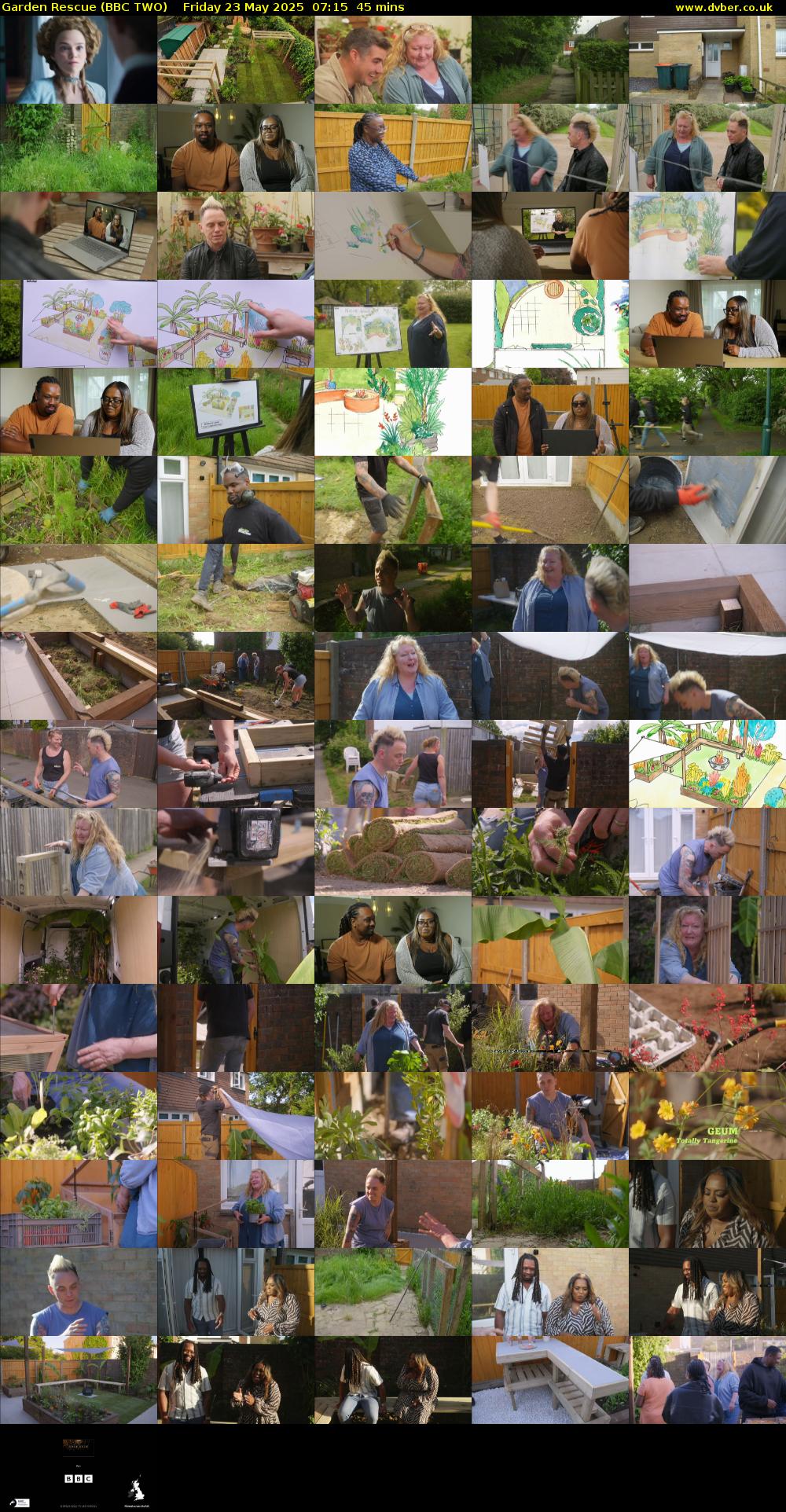 Garden Rescue (BBC TWO) Friday 23 May 2025 07:15 - 08:00