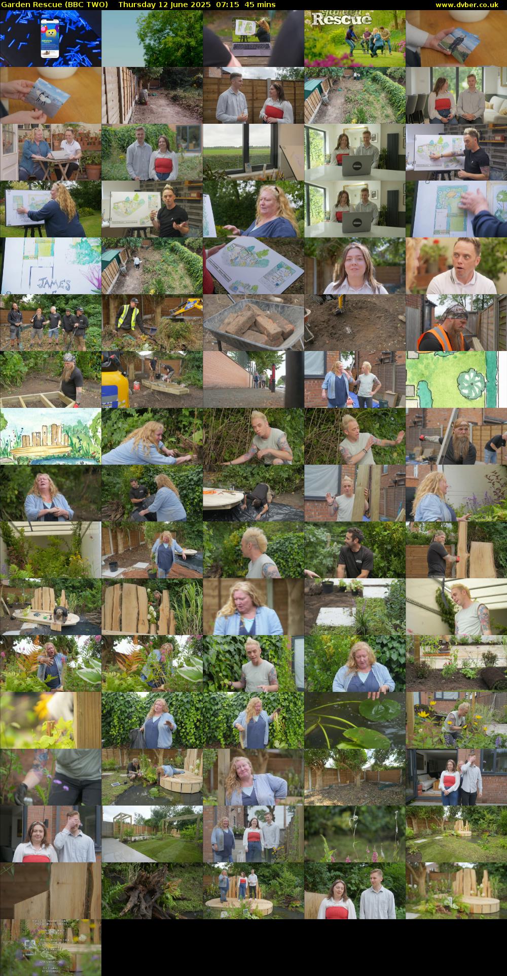 Garden Rescue (BBC TWO) Thursday 12 June 2025 07:15 - 08:00