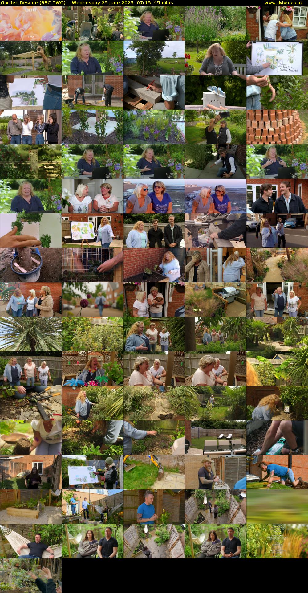 Garden Rescue (BBC TWO) Wednesday 25 June 2025 07:15 - 08:00