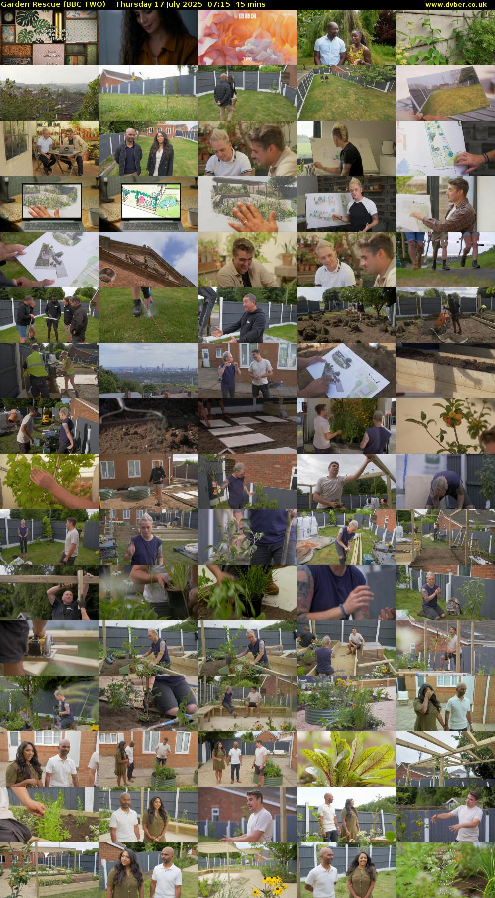 Garden Rescue (BBC TWO) Thursday 17 July 2025 07:15 - 08:00