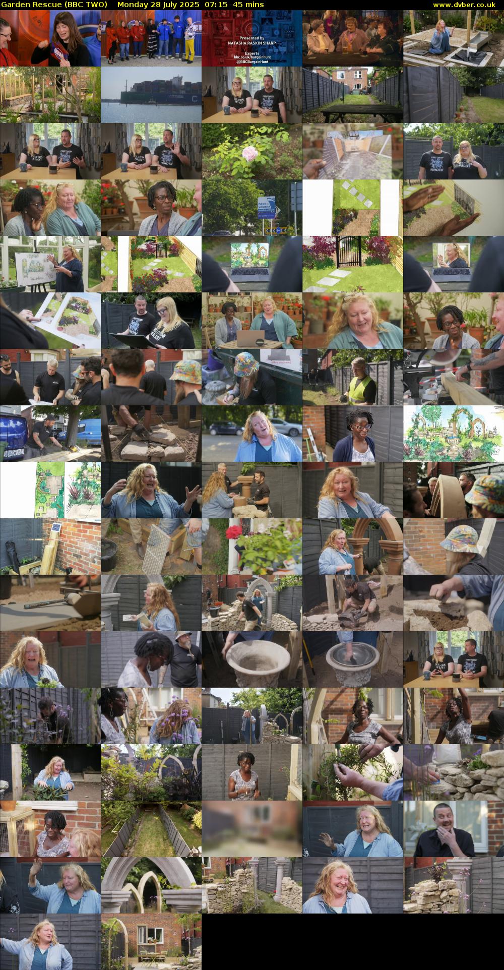 Garden Rescue (BBC TWO) Monday 28 July 2025 07:15 - 08:00