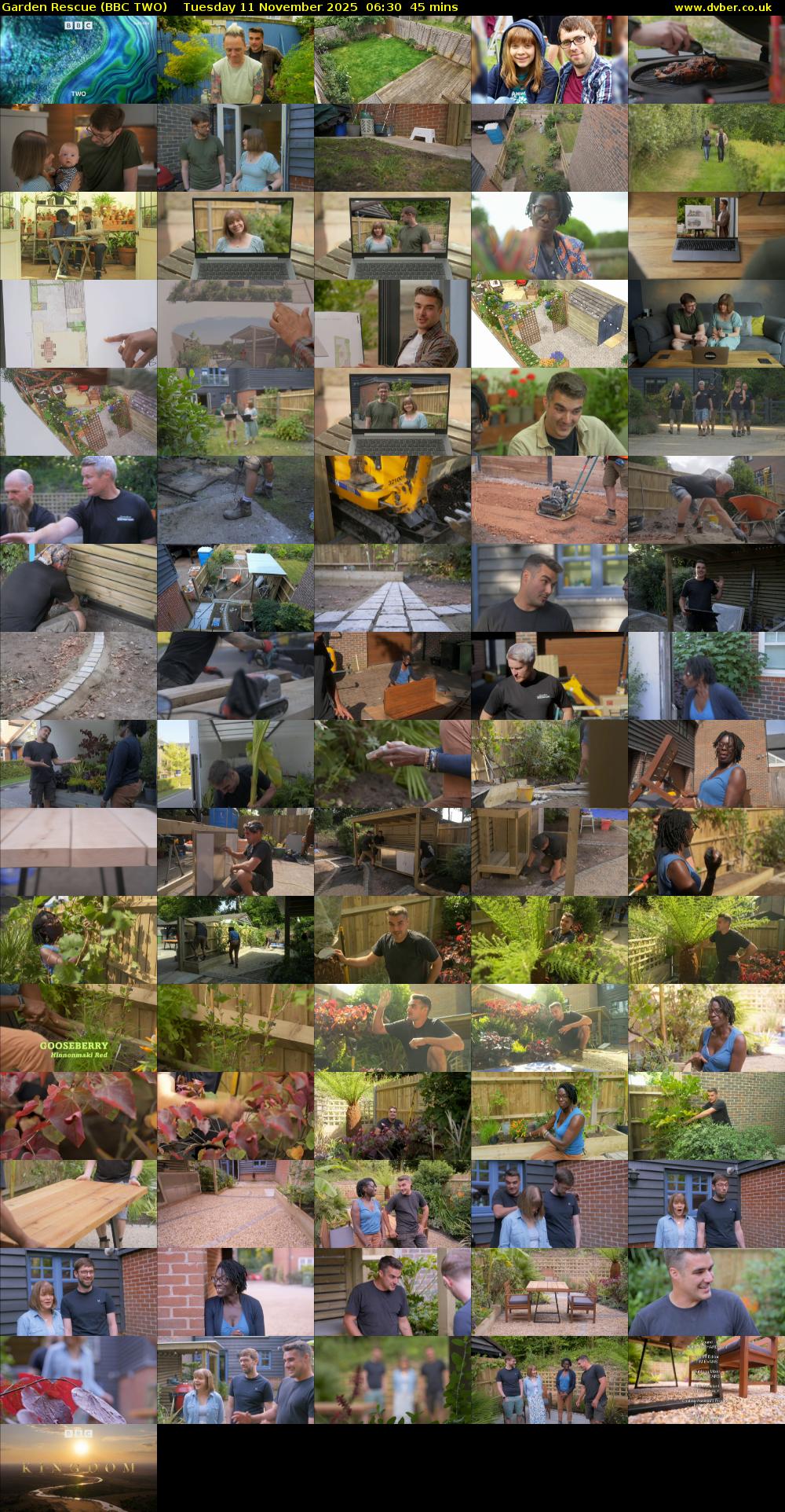 Garden Rescue (BBC TWO) Tuesday 11 November 2025 06:30 - 07:15