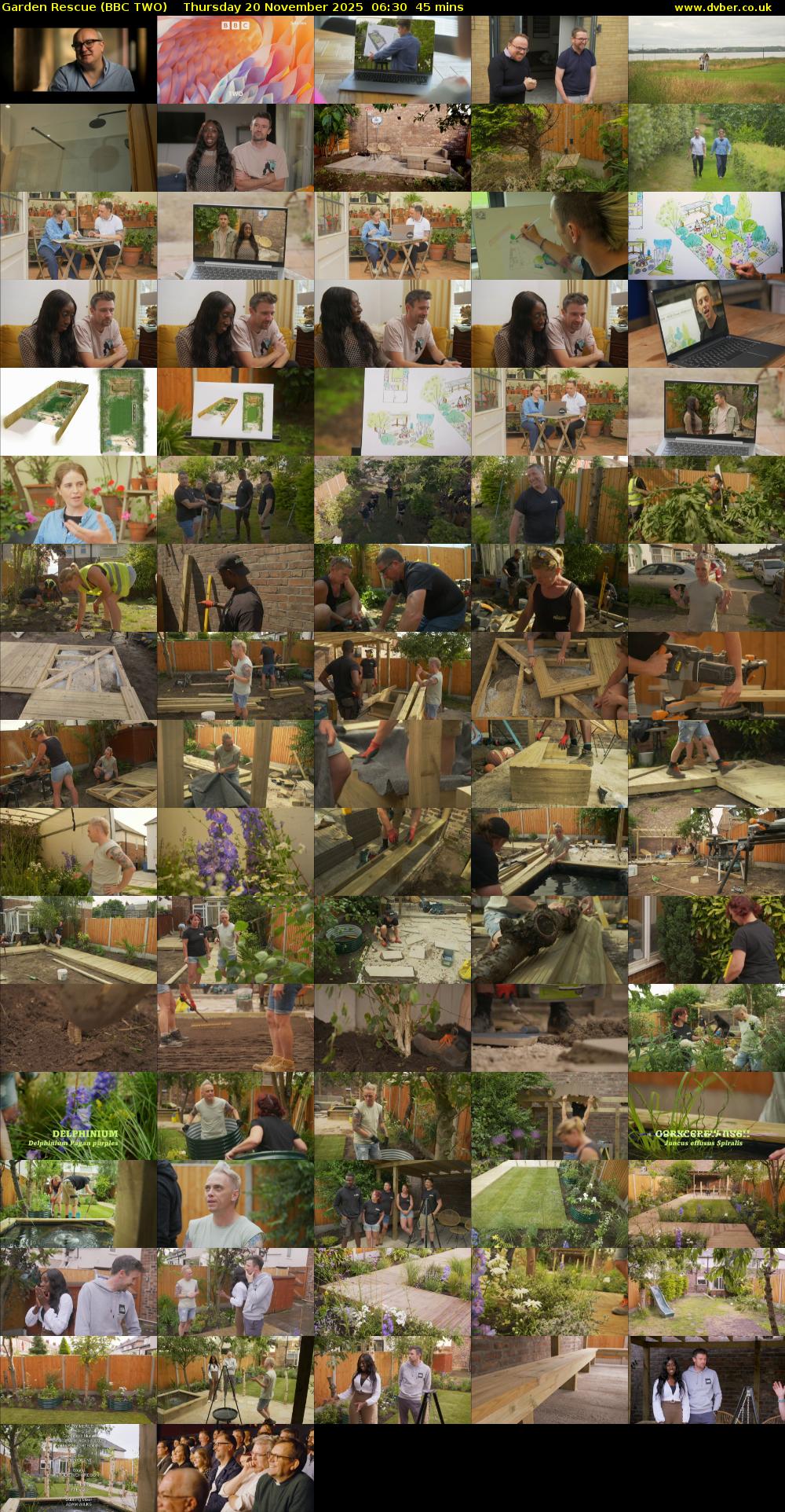 Garden Rescue (BBC TWO) Thursday 20 November 2025 06:30 - 07:15