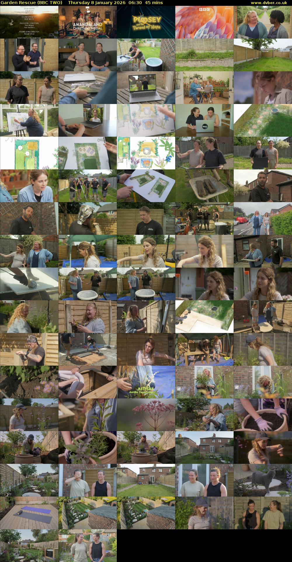 Garden Rescue (BBC TWO) Thursday 8 January 2026 06:30 - 07:15