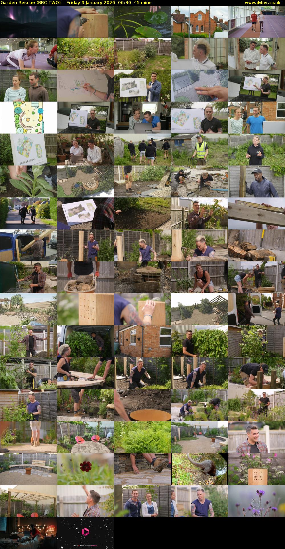 Garden Rescue (BBC TWO) Friday 9 January 2026 06:30 - 07:15