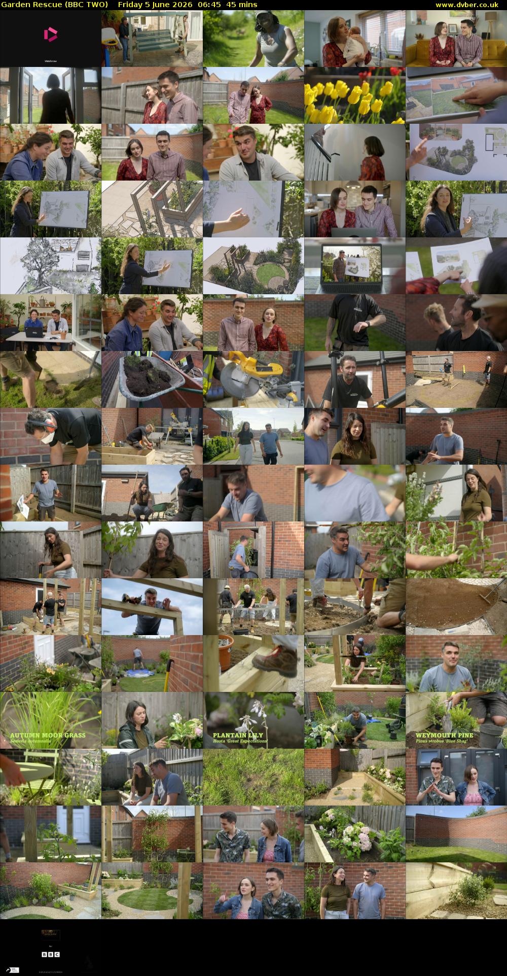 Garden Rescue (BBC TWO) Friday 5 June 2026 06:45 - 07:30