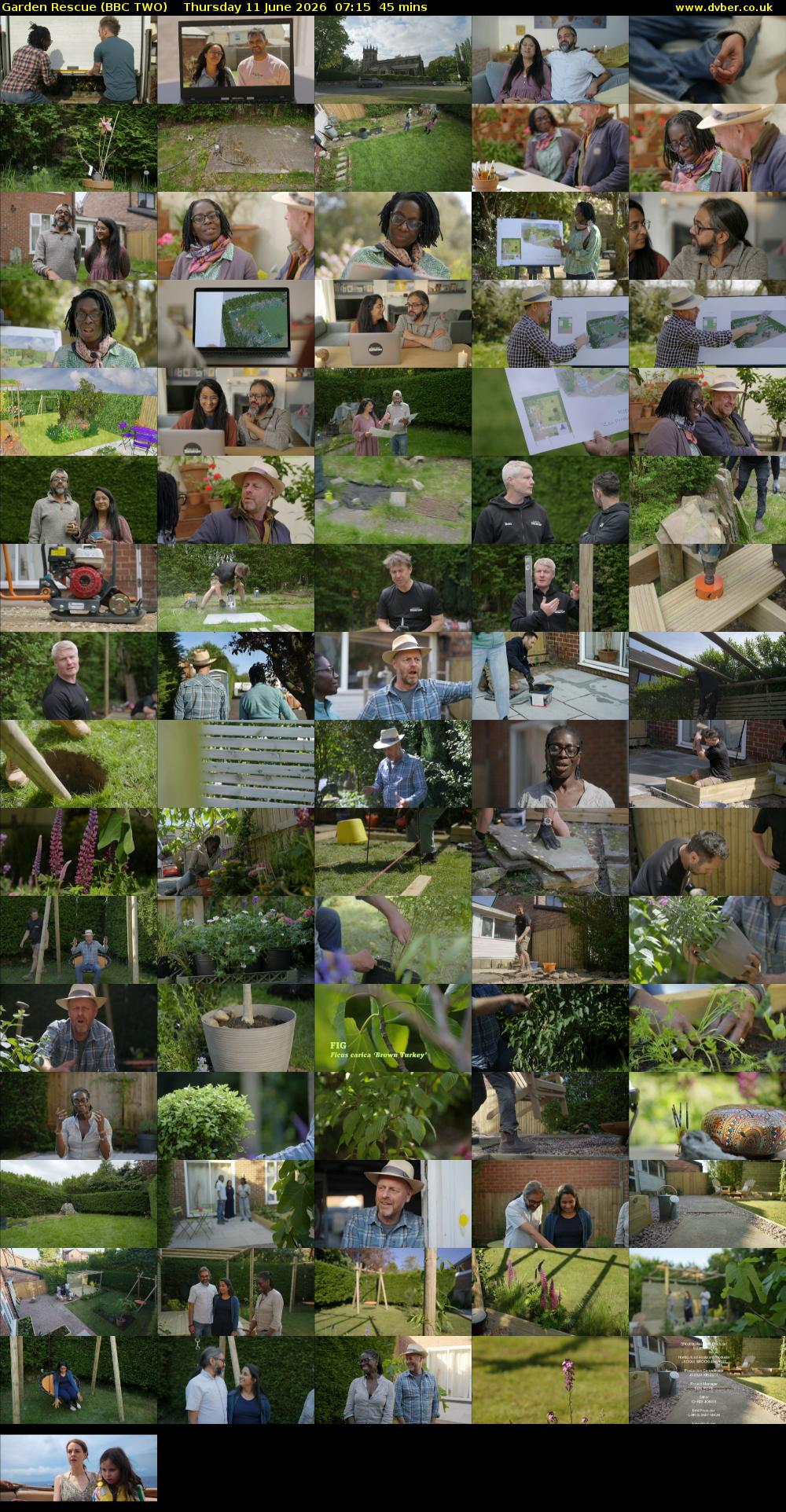 Garden Rescue (BBC TWO) Thursday 11 June 2026 07:15 - 08:00