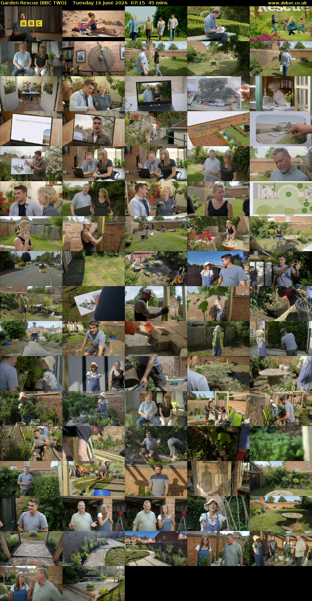Garden Rescue (BBC TWO) Tuesday 16 June 2026 07:15 - 08:00