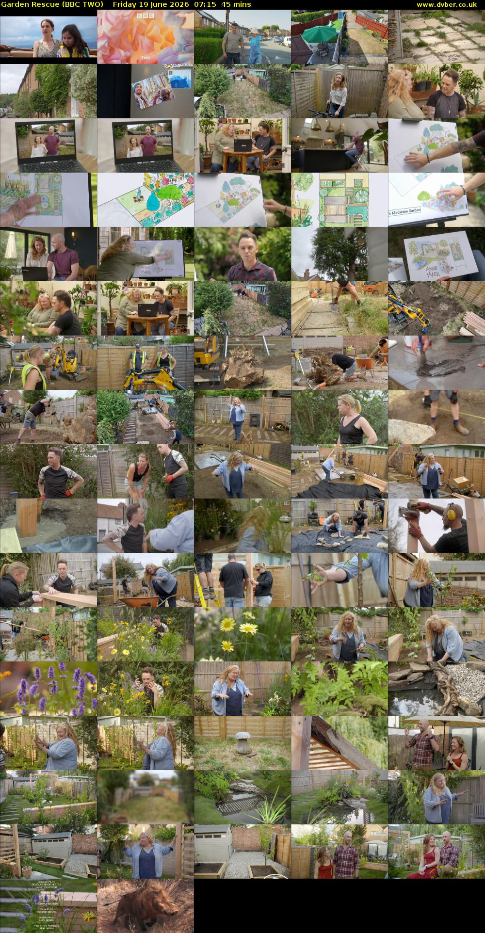 Garden Rescue (BBC TWO) Friday 19 June 2026 07:15 - 08:00