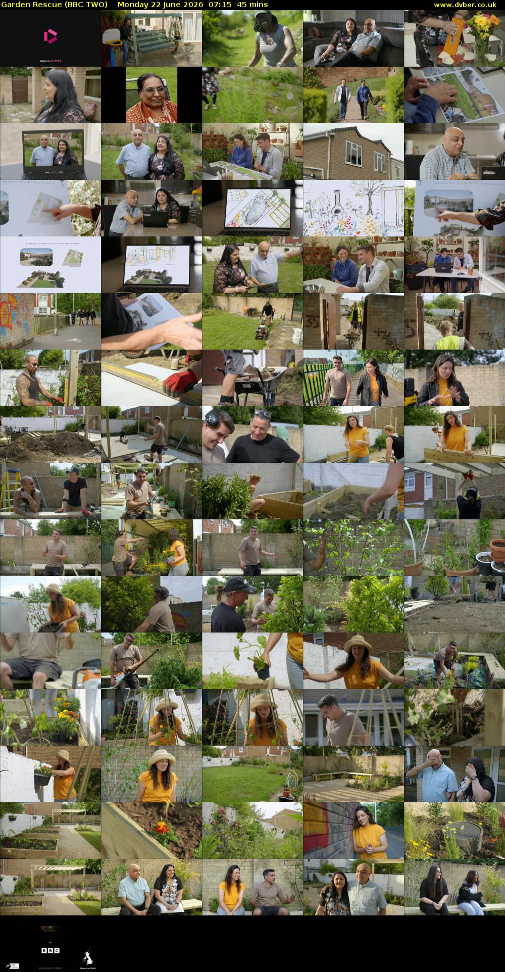 Garden Rescue (BBC TWO) Monday 22 June 2026 07:15 - 08:00