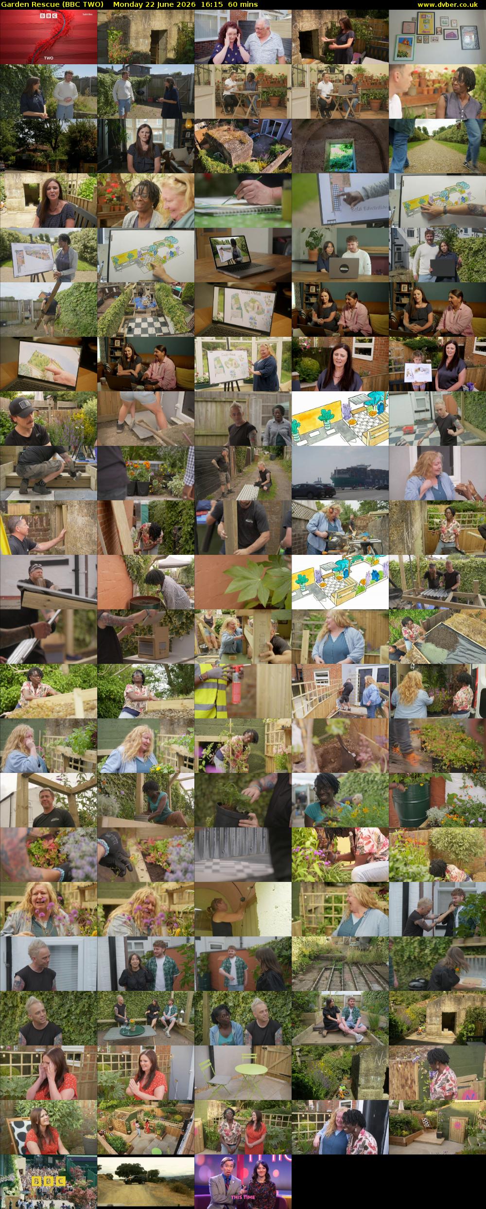 Garden Rescue (BBC TWO) Monday 22 June 2026 16:15 - 17:15