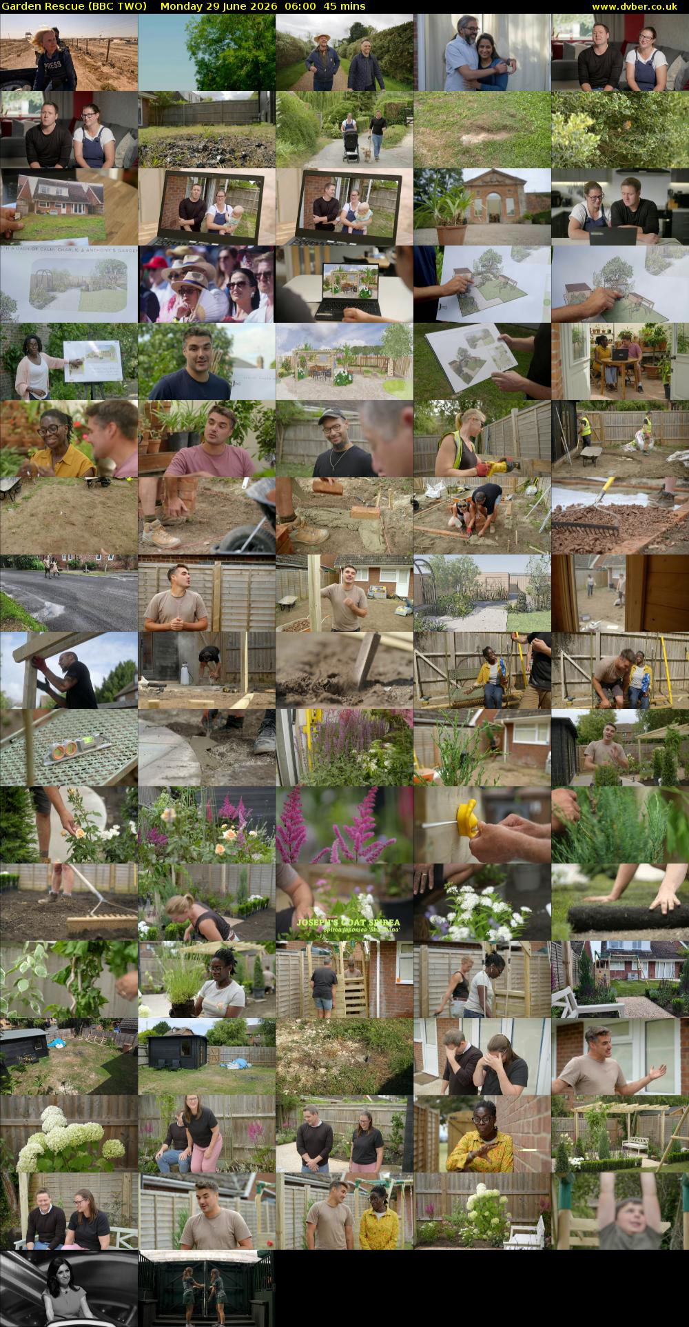 Garden Rescue (BBC TWO) Monday 29 June 2026 06:00 - 06:45