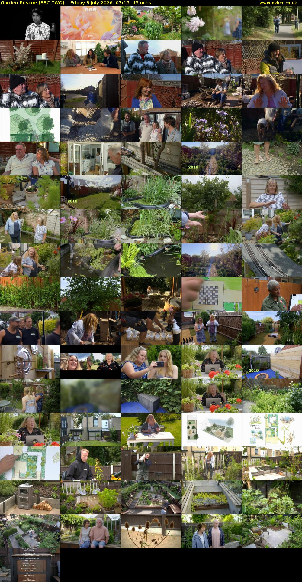 Garden Rescue (BBC TWO) Friday 3 July 2026 07:15 - 08:00