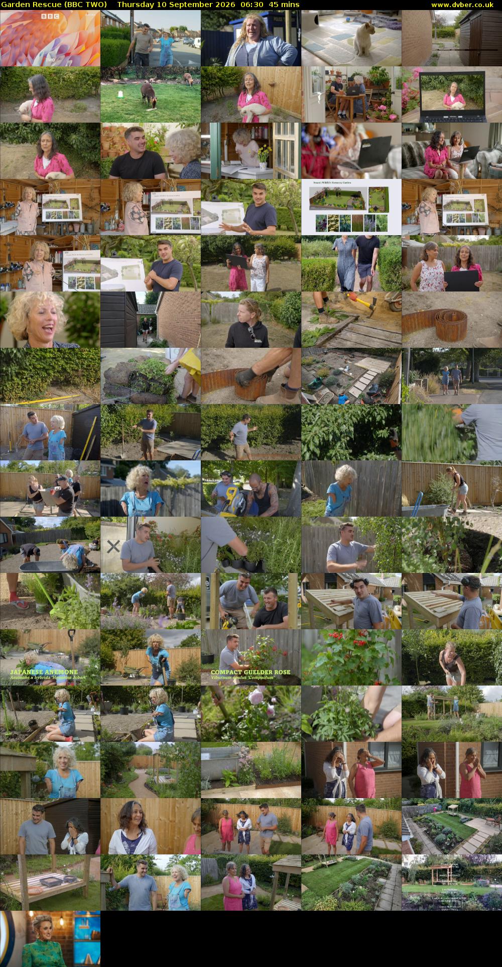 Garden Rescue (BBC TWO) Thursday 10 September 2026 06:30 - 07:15