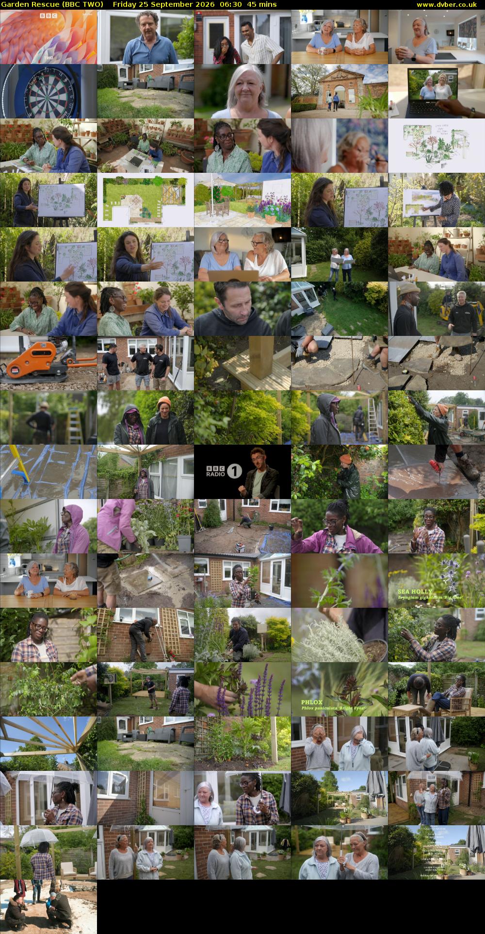 Garden Rescue (BBC TWO) Friday 25 September 2026 06:30 - 07:15
