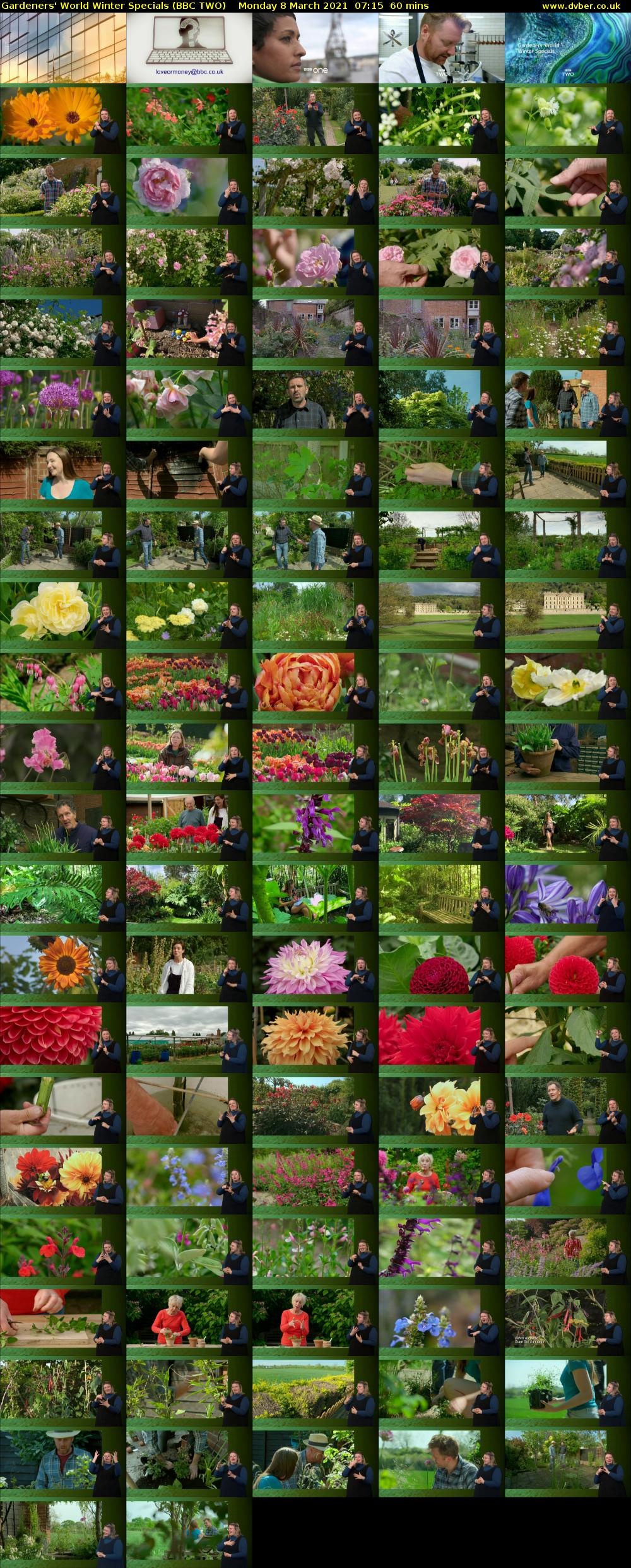 Gardeners' World Winter Specials (BBC TWO) Monday 8 March 2021 07:15 - 08:15