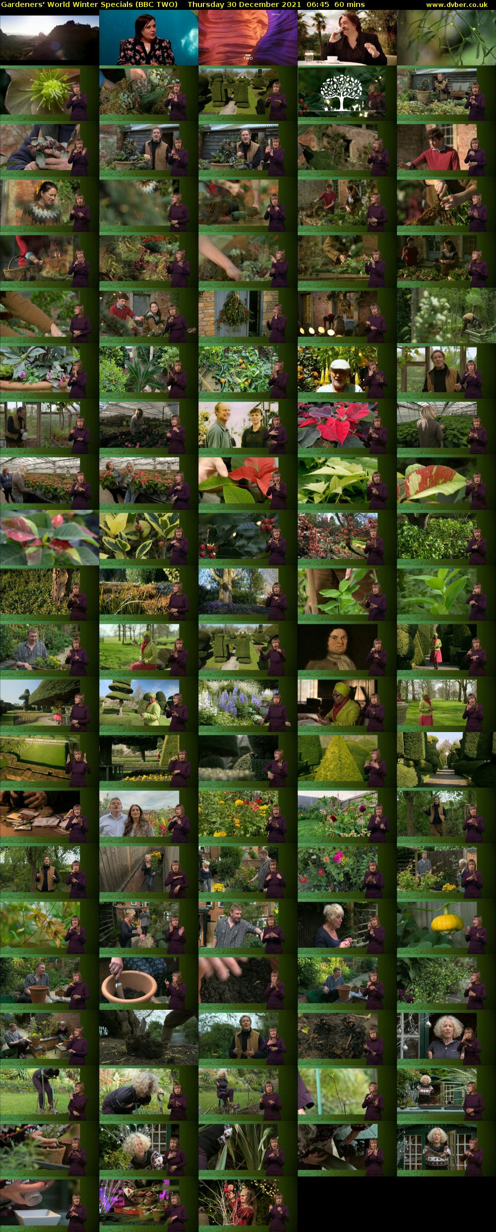 Gardeners' World Winter Specials (BBC TWO) Thursday 30 December 2021 06:45 - 07:45