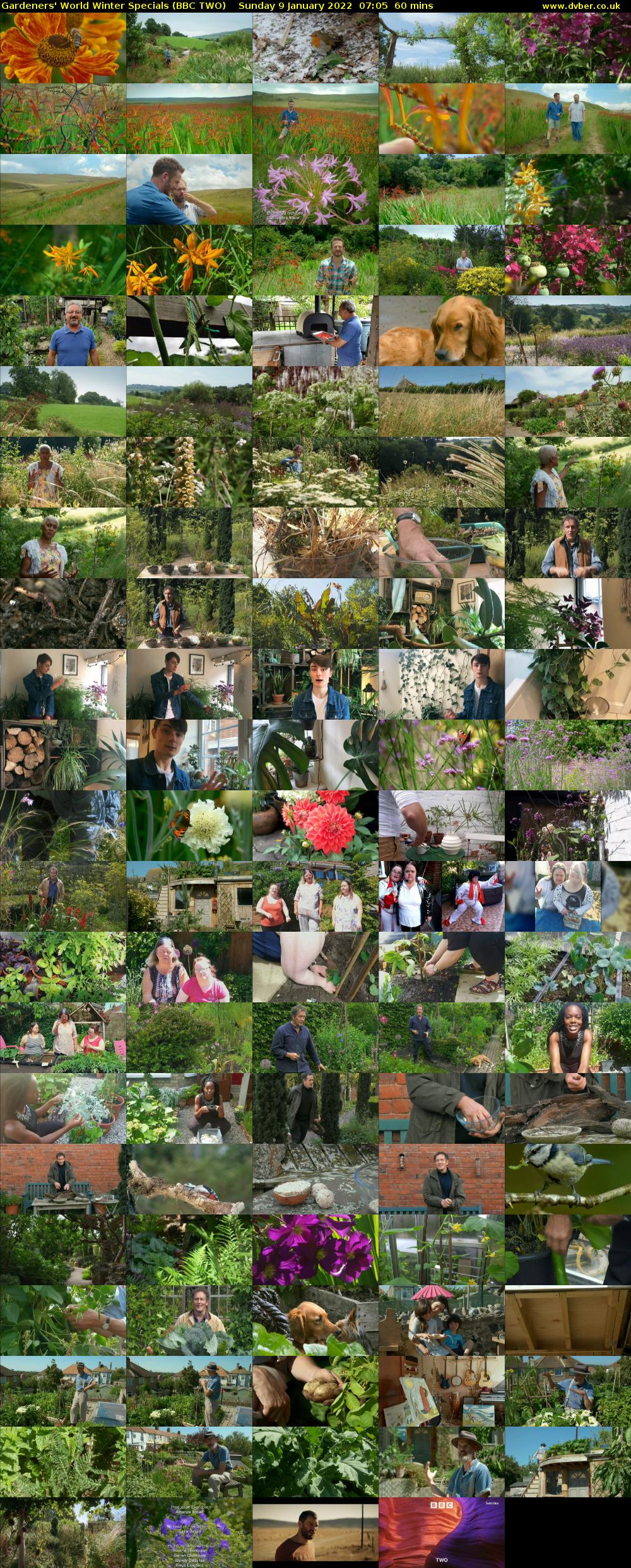 Gardeners' World Winter Specials (BBC TWO) Sunday 9 January 2022 07:05 - 08:05