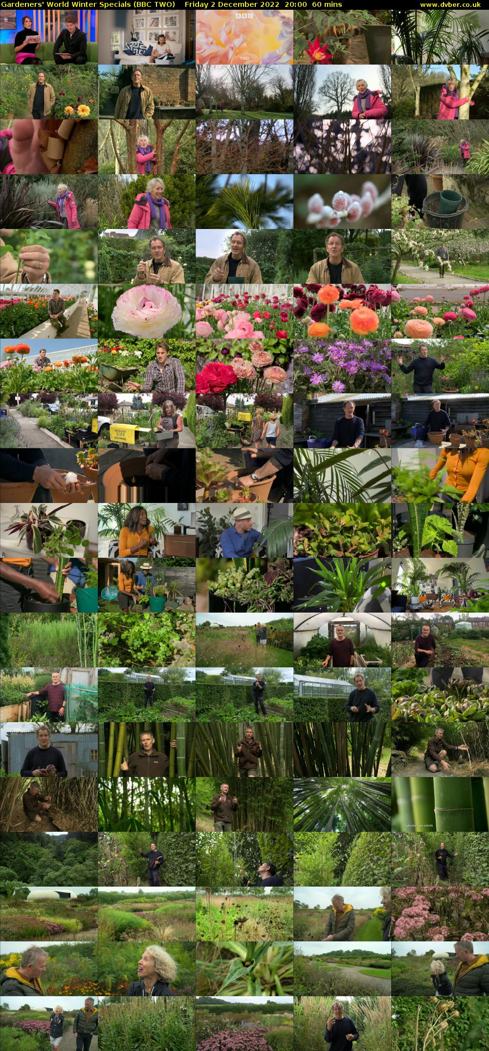 Gardeners' World Winter Specials (BBC TWO) Friday 2 December 2022 20:00 - 21:00