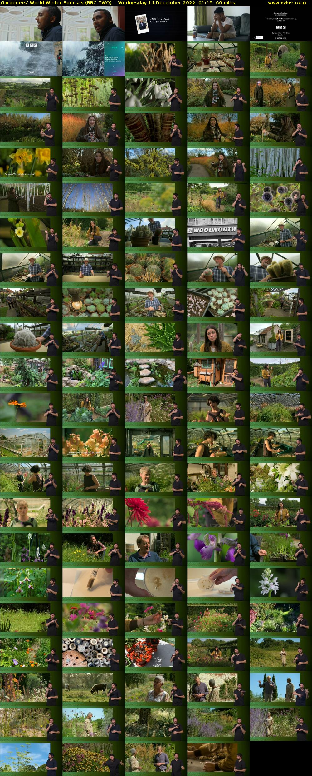 Gardeners' World Winter Specials (BBC TWO) Wednesday 14 December 2022 01:15 - 02:15