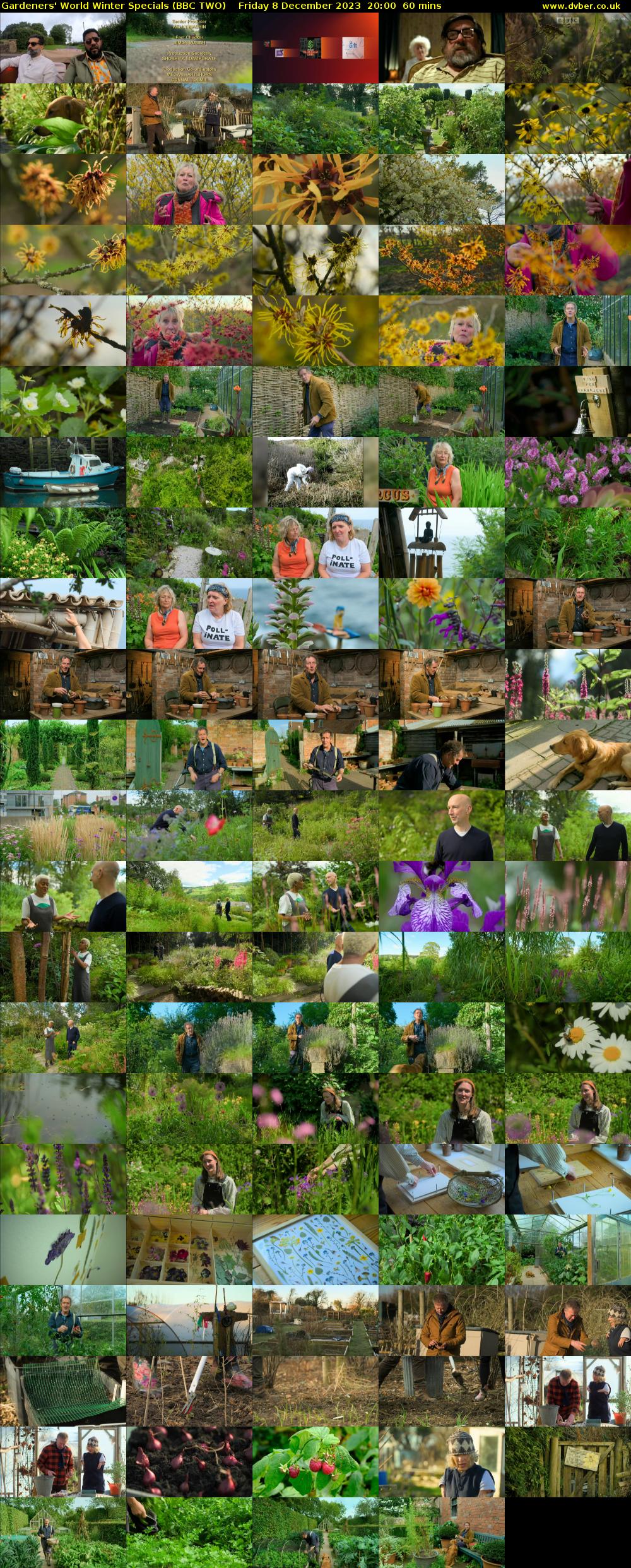 Gardeners' World Winter Specials (BBC TWO) Friday 8 December 2023 20:00 - 21:00