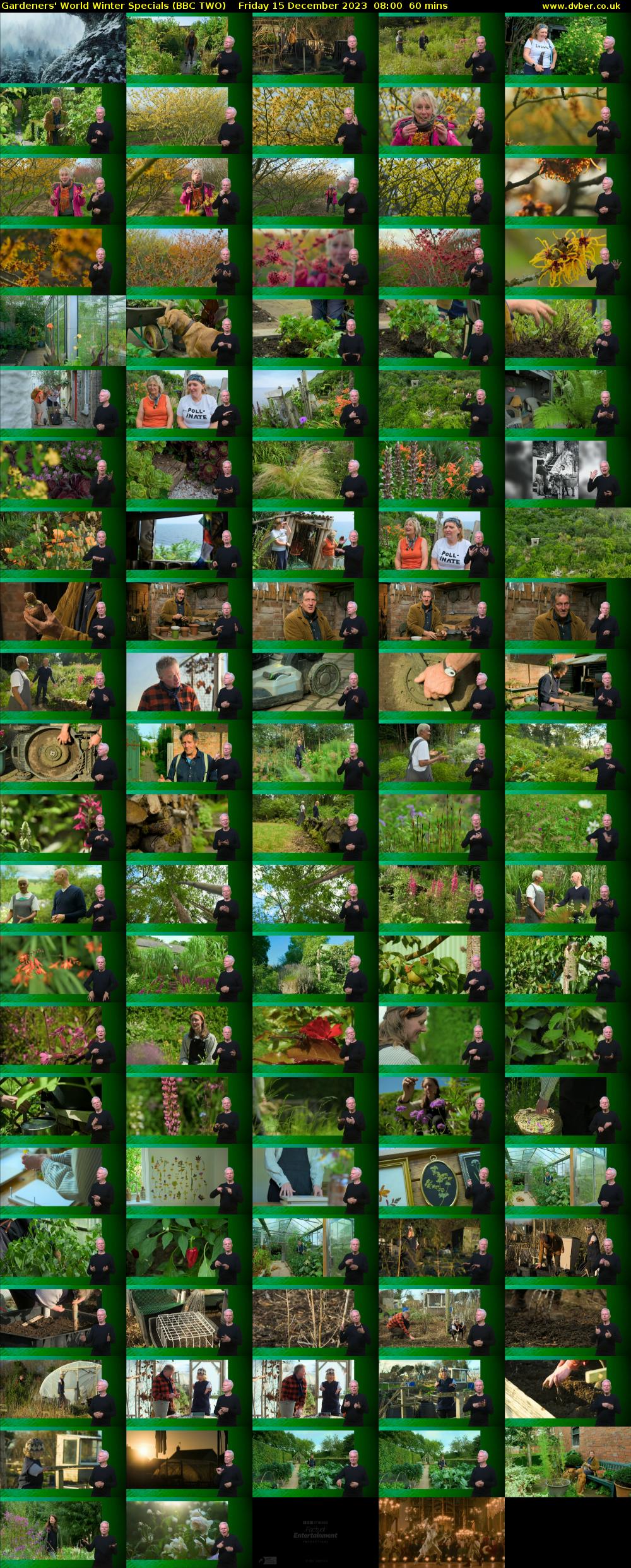 Gardeners' World Winter Specials (BBC TWO) Friday 15 December 2023 08:00 - 09:00