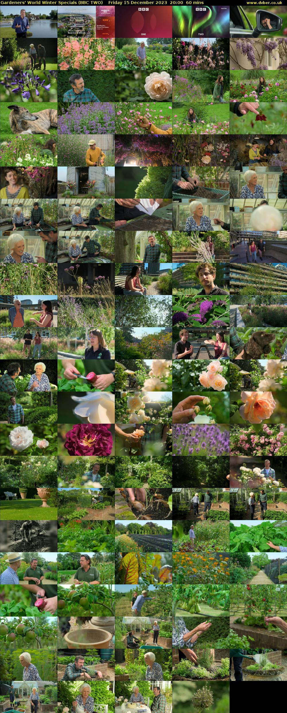 Gardeners' World Winter Specials (BBC TWO) Friday 15 December 2023 20:00 - 21:00