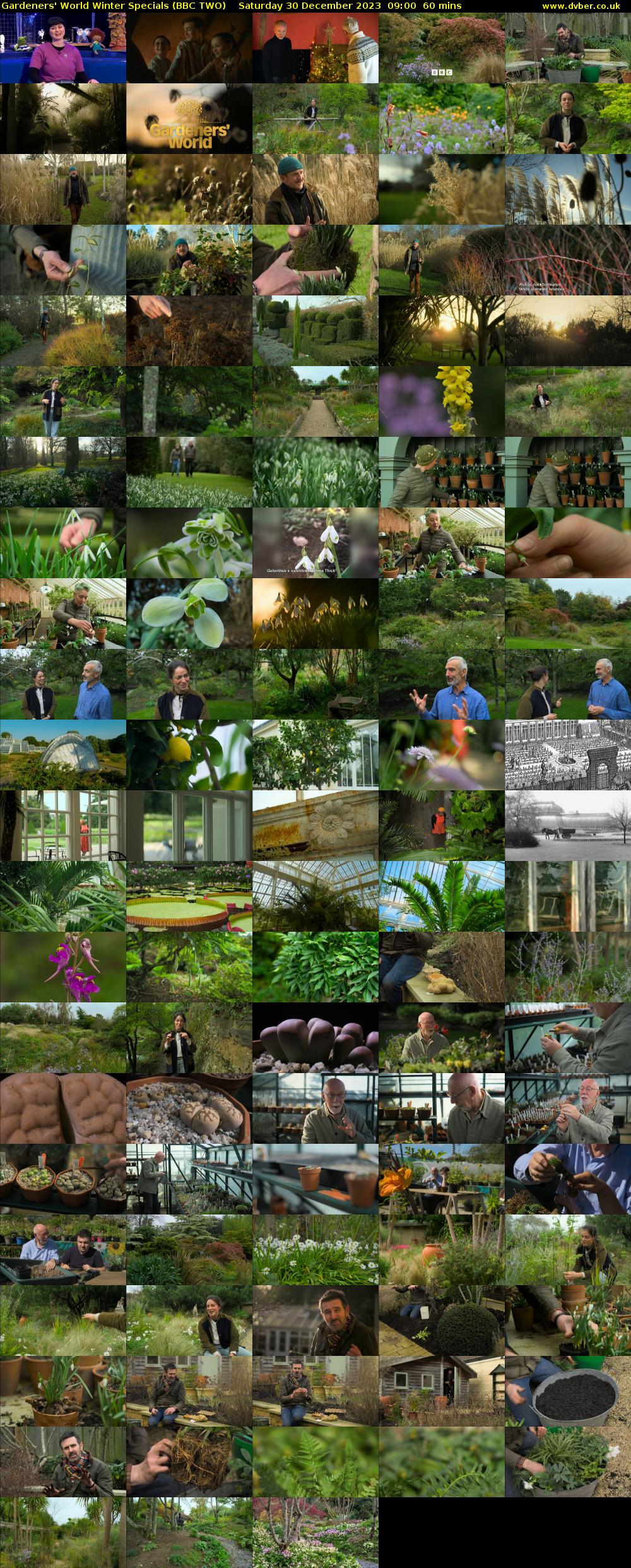 Gardeners' World Winter Specials (BBC TWO) Saturday 30 December 2023 09:00 - 10:00