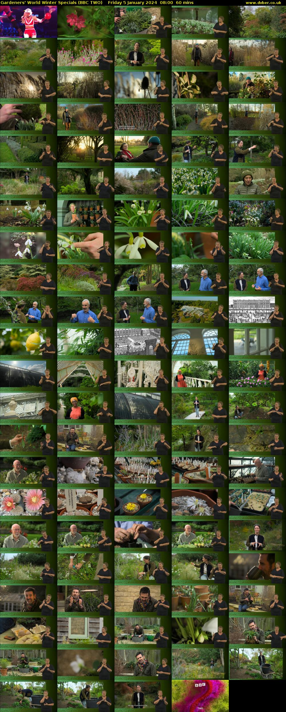 Gardeners' World Winter Specials (BBC TWO) Friday 5 January 2024 08:00 - 09:00