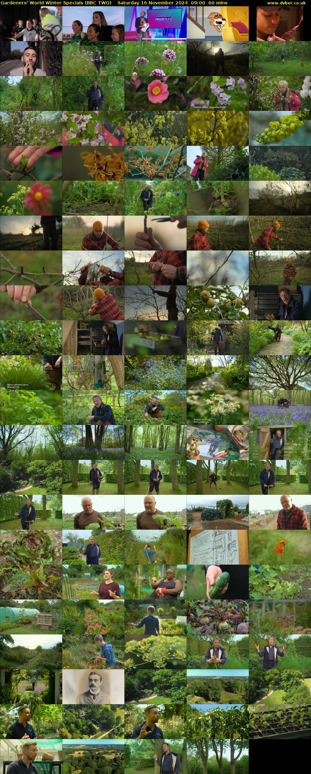 Gardeners' World Winter Specials (BBC TWO) Saturday 16 November 2024 09:00 - 10:00