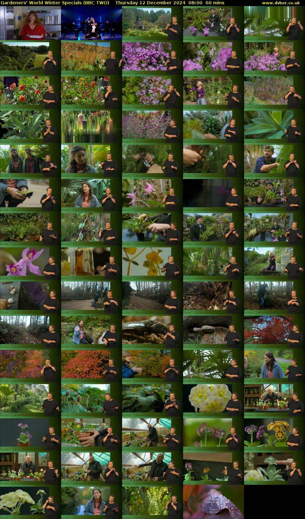 Gardeners' World Winter Specials (BBC TWO) Thursday 12 December 2024 08:00 - 09:00