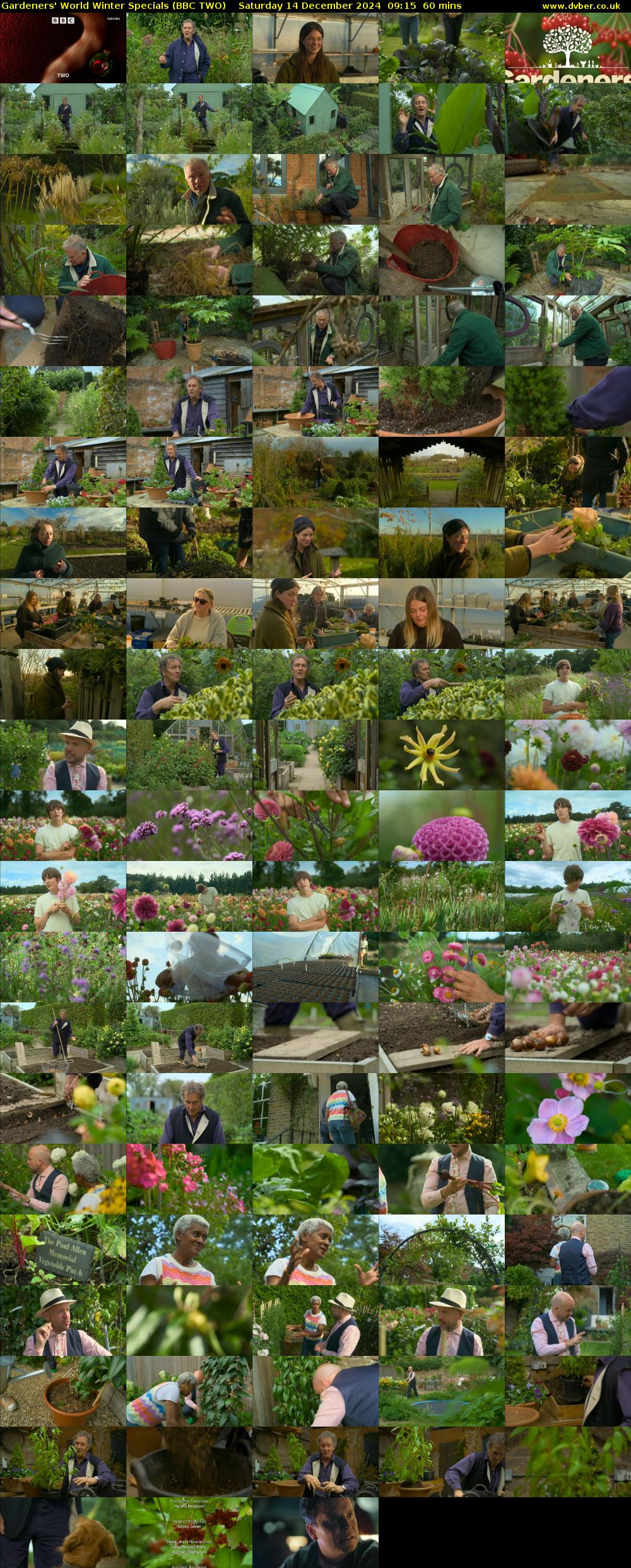 Gardeners' World Winter Specials (BBC TWO) Saturday 14 December 2024 09:15 - 10:15