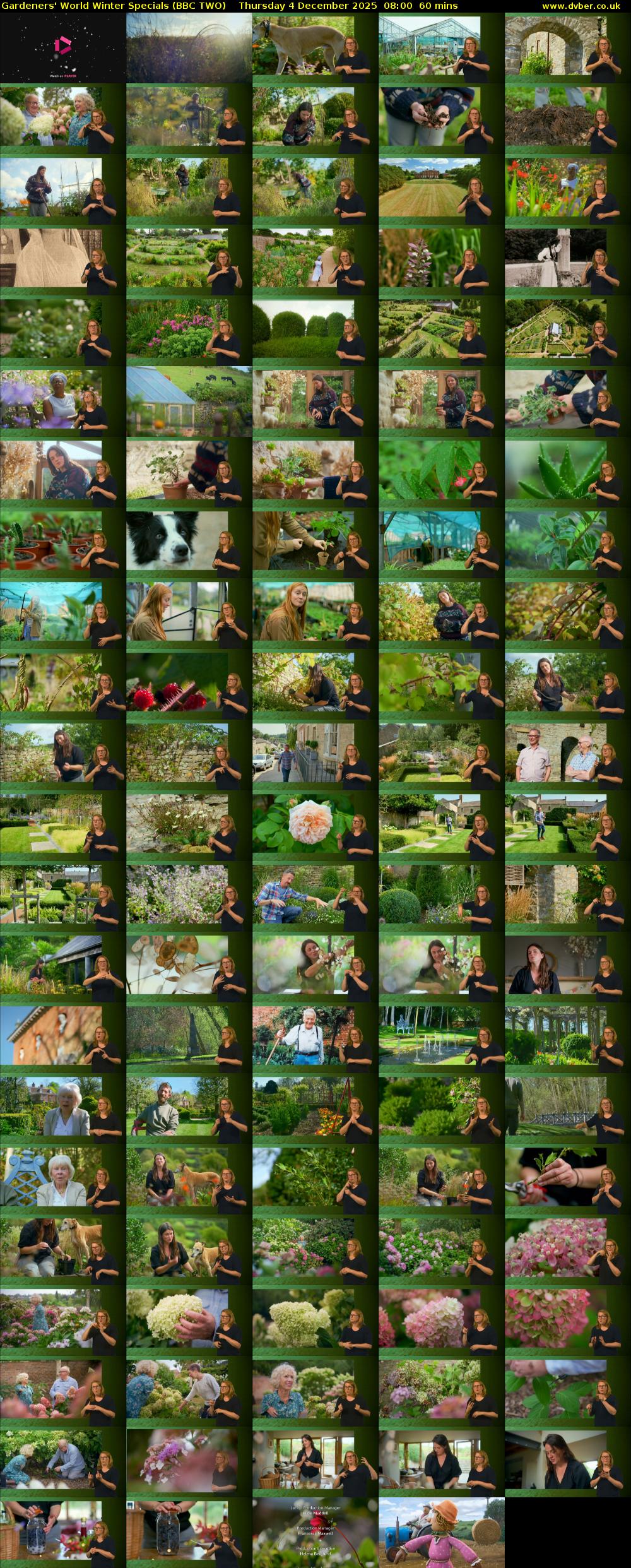 Gardeners' World Winter Specials (BBC TWO) Thursday 4 December 2025 08:00 - 09:00