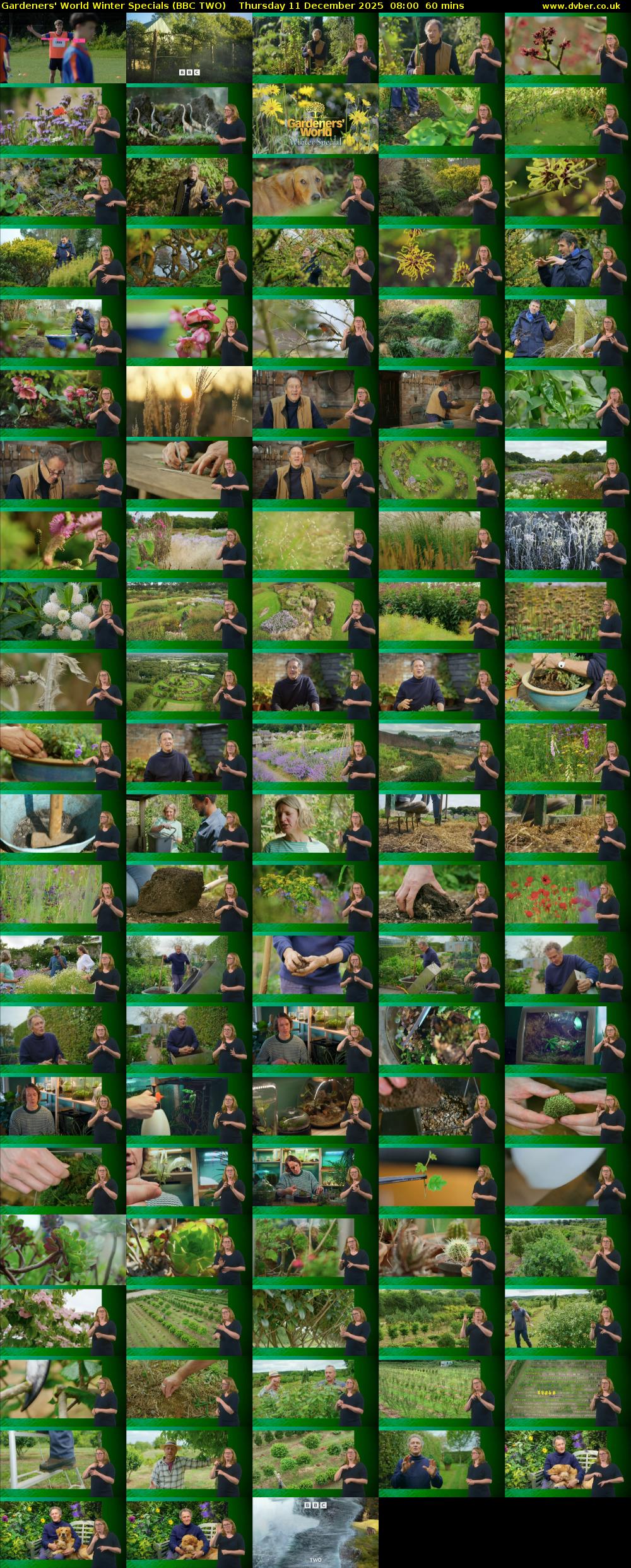 Gardeners' World Winter Specials (BBC TWO) Thursday 11 December 2025 08:00 - 09:00