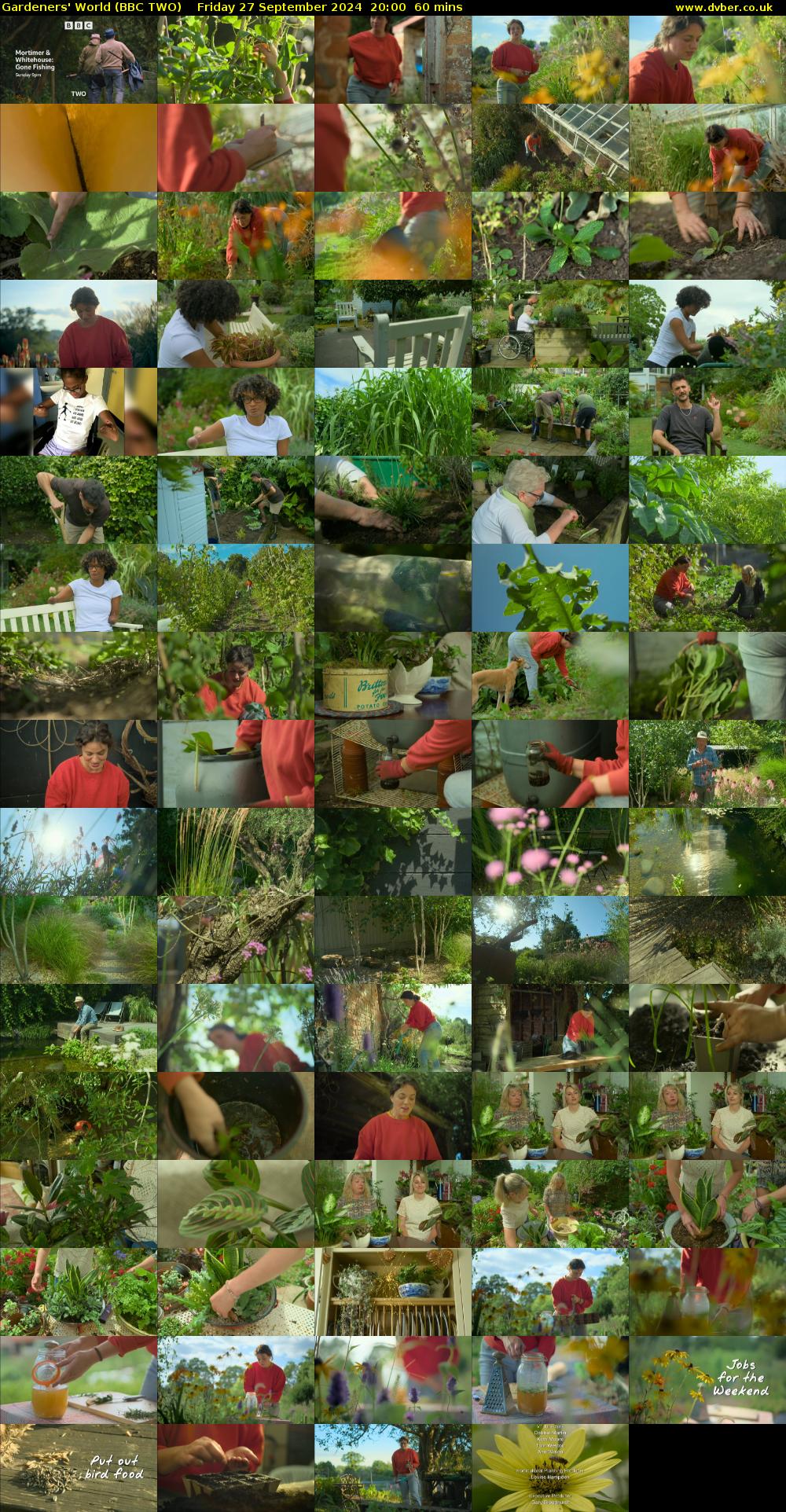 Gardeners' World (BBC TWO) Friday 27 September 2024 20:00 - 21:00