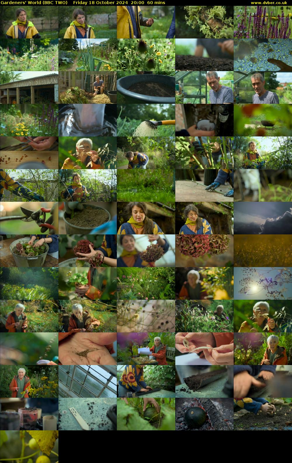 Gardeners' World (BBC TWO) Friday 18 October 2024 20:00 - 21:00