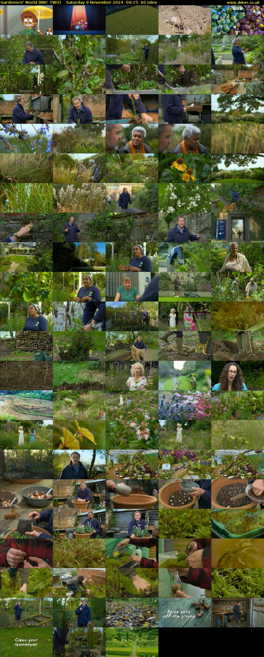 Gardeners' World (BBC TWO) Saturday 9 November 2024 09:15 - 10:15