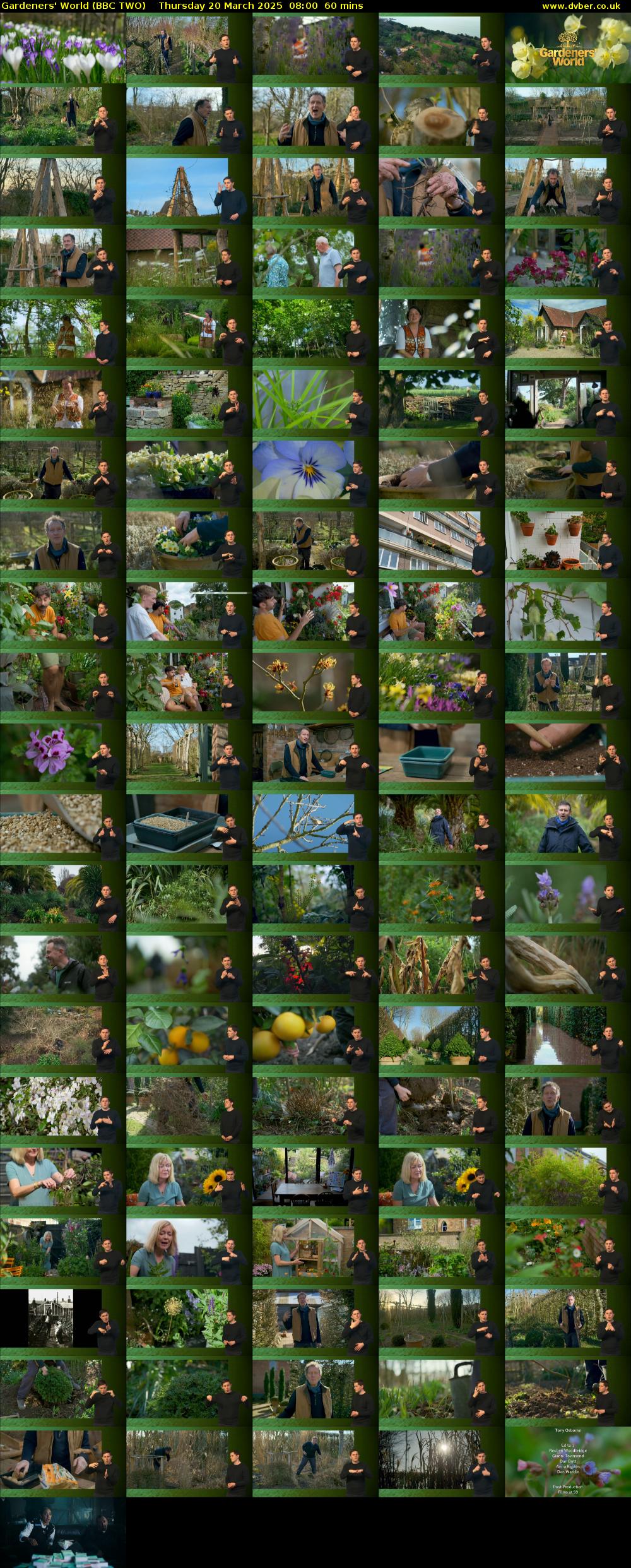 Gardeners' World (BBC TWO) Thursday 20 March 2025 08:00 - 09:00