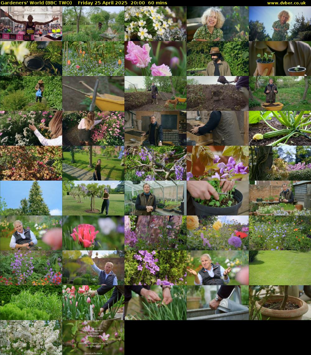 Gardeners' World (BBC TWO) Friday 25 April 2025 20:00 - 21:00