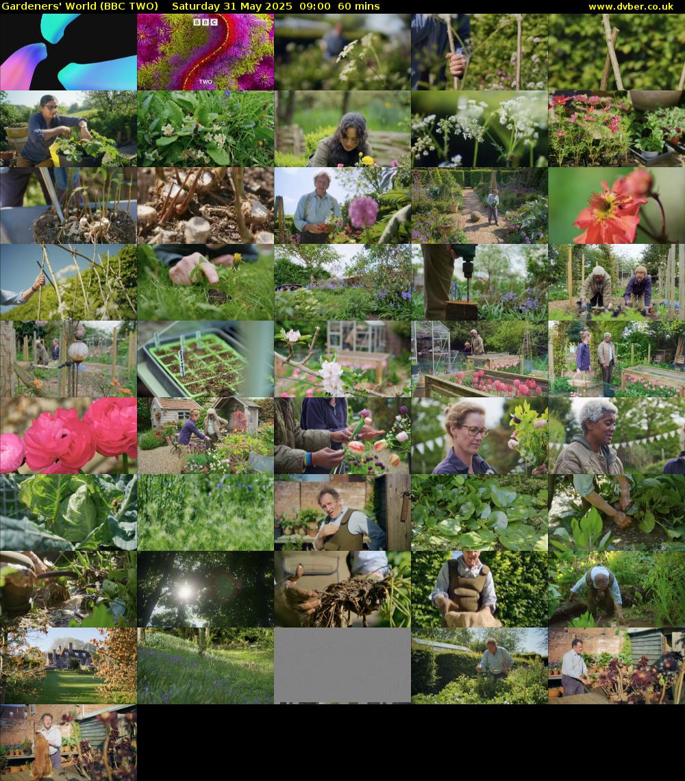 Gardeners' World (BBC TWO) Saturday 31 May 2025 09:00 - 10:00