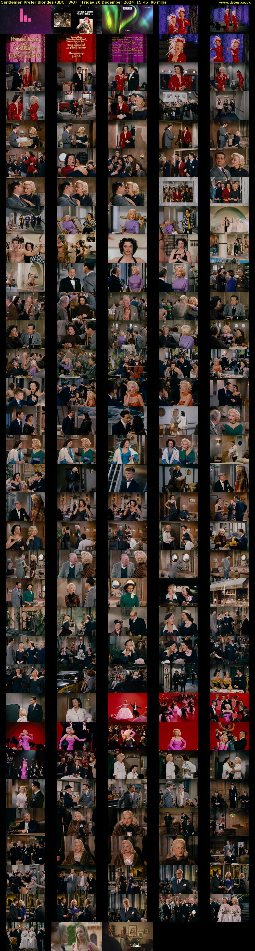 Gentlemen Prefer Blondes (BBC TWO) Friday 20 December 2024 15:45 - 17:15