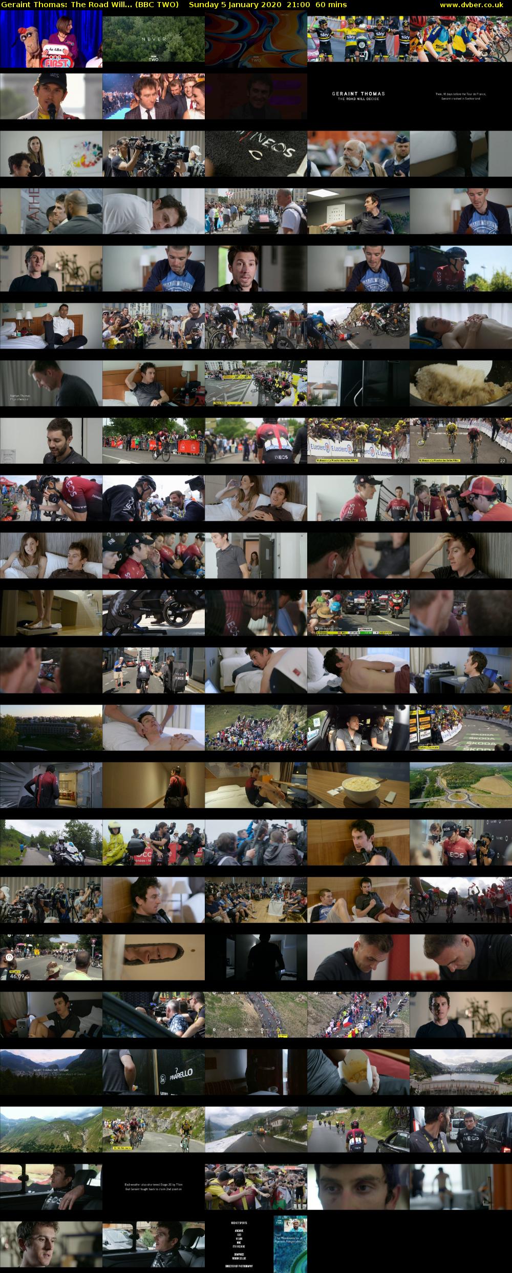 Geraint Thomas: The Road Will... (BBC TWO) Sunday 5 January 2020 21:00 - 22:00