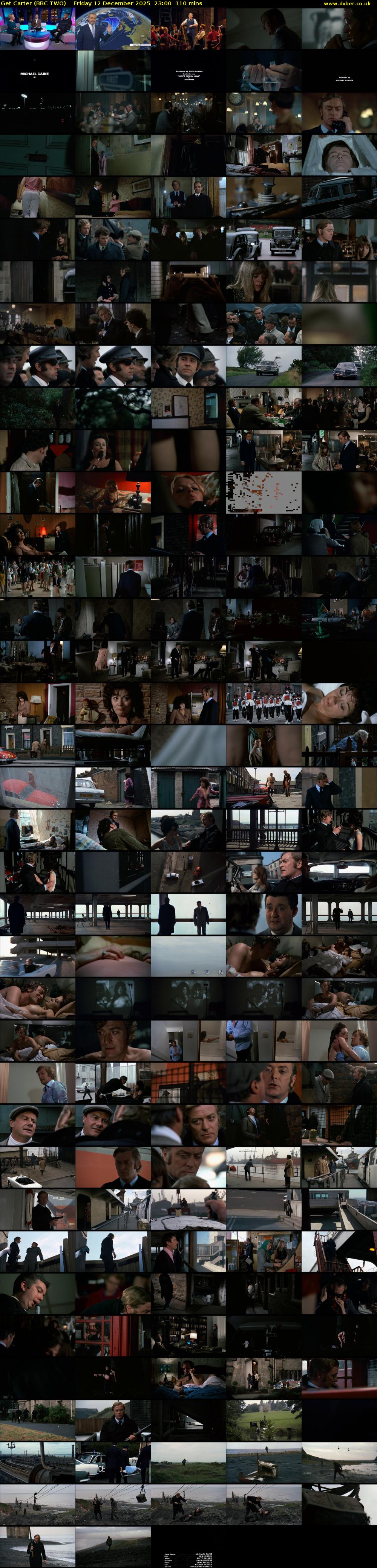 Get Carter (BBC TWO) Friday 12 December 2025 23:00 - 00:50