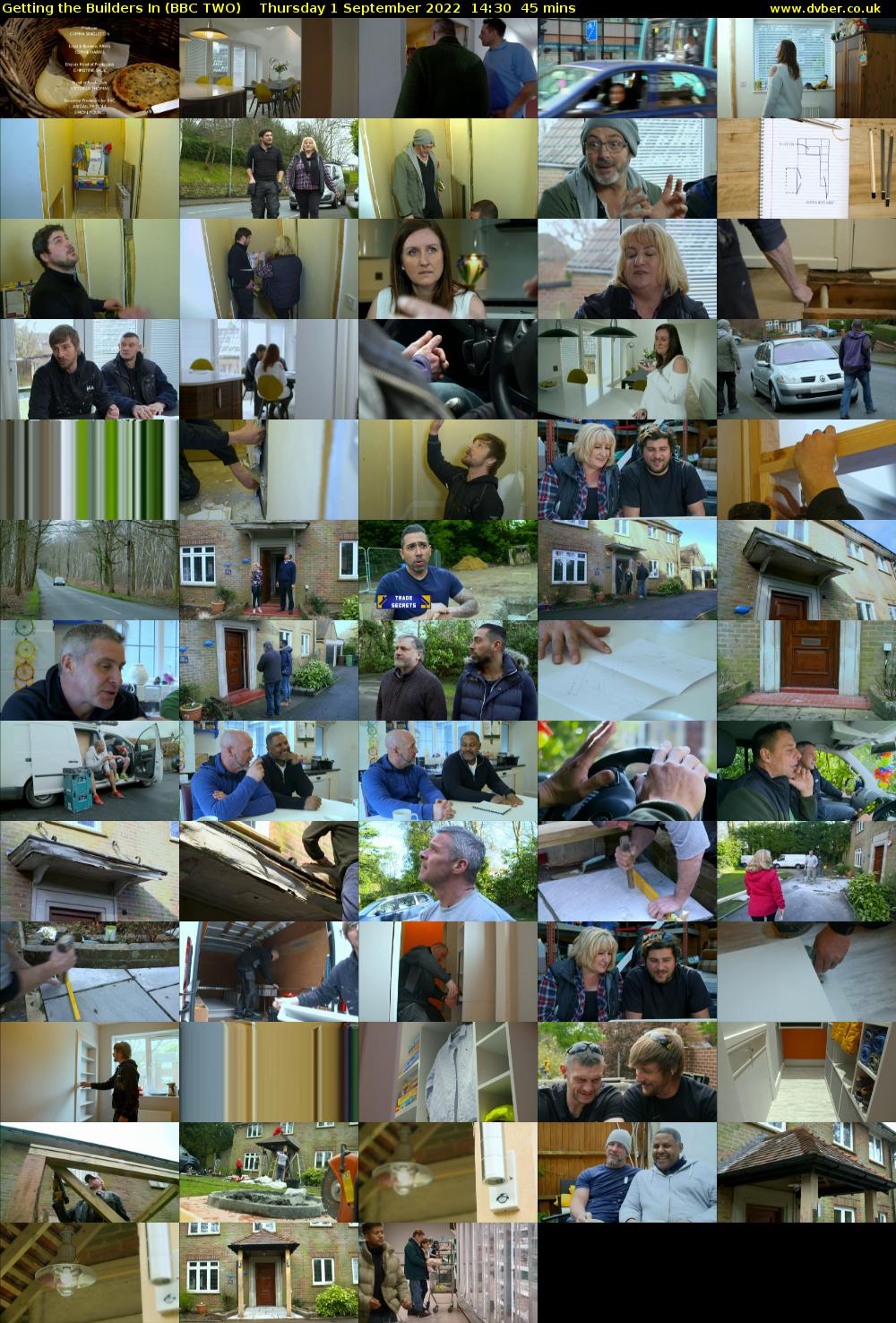 Getting the Builders In (BBC TWO) Thursday 1 September 2022 14:30 - 15:15