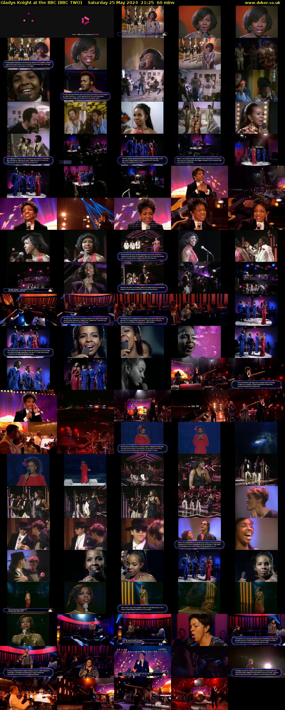 Gladys Knight at the BBC (BBC TWO) Saturday 25 May 2024 21:25 - 22:25